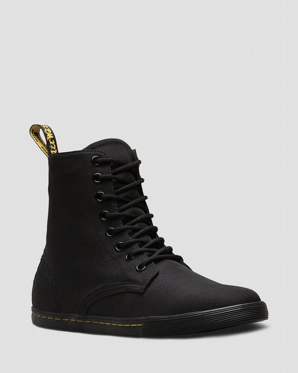 Dr Martens Dětské Kotníkové Boty Youth Sheridan Černé, CZ-352976